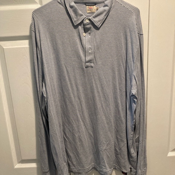 Other - Faherty men LS cotton polo